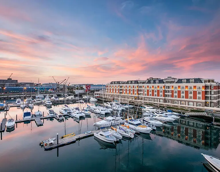 Cape Grace Exterior Pink marina