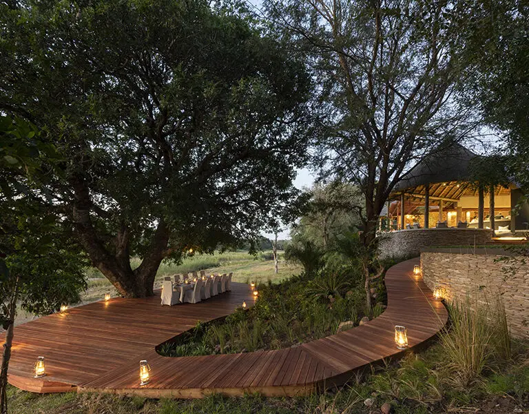 Dulini River Dining Deck