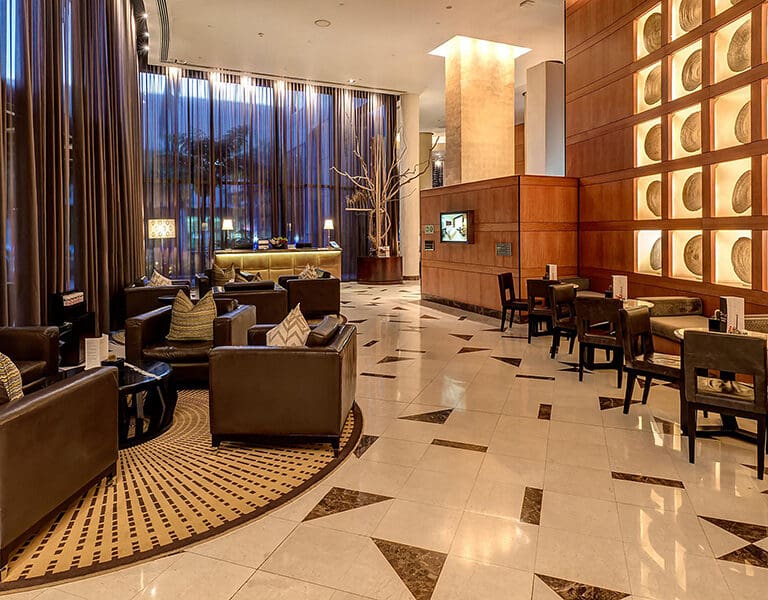 Intercontinantal OR Tambo International Airport Hotel Johannesburg lounge dining