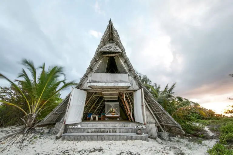 Tanzania Fanjove Island Banda front view