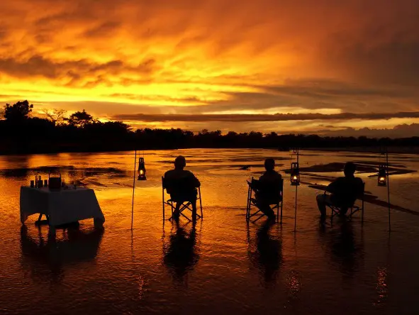 Zungulila Bush Camp sunset