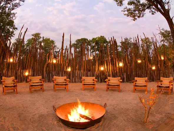 Zungulila Bush Camp boma