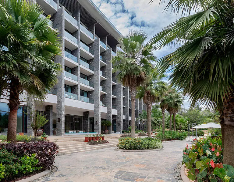 Gran Melia Arusha Tanzania street side exterior
