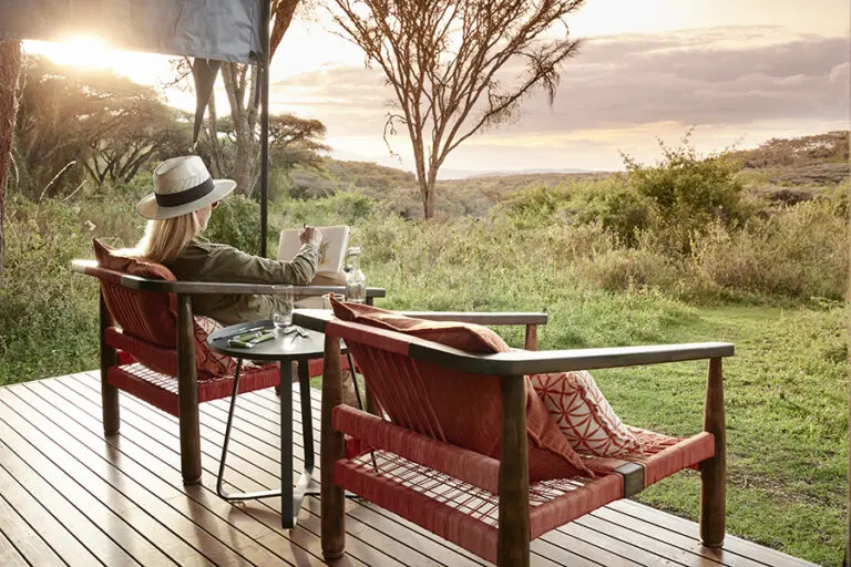 NgorongoroCraterCamp Exterior BalconyVerandah