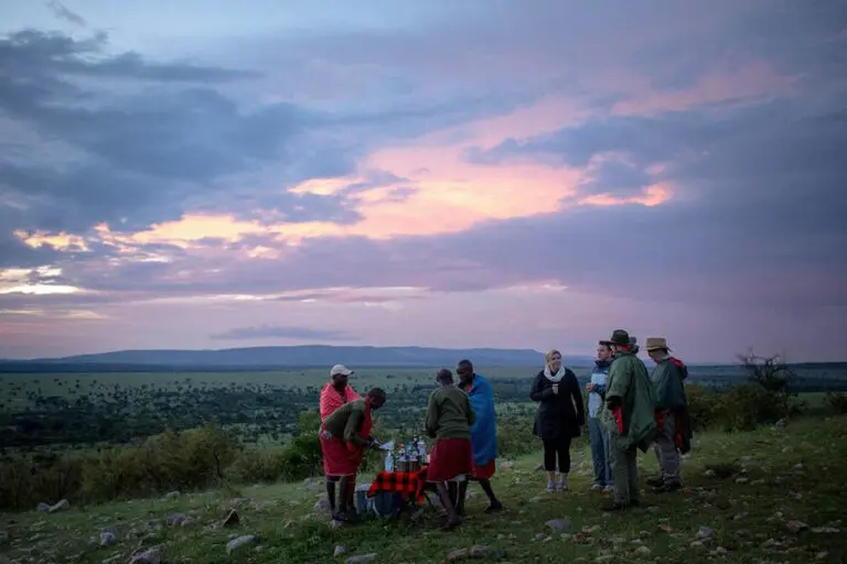 Porini Mara Camp Sundowner
