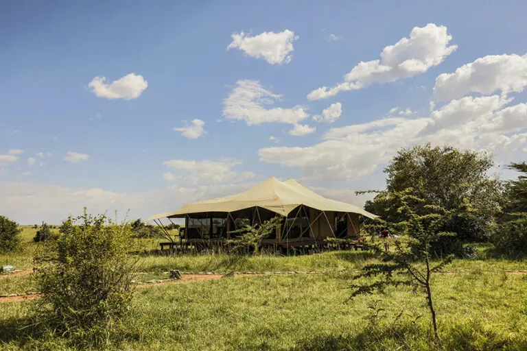 Mess Tent at Porini Lion Camp