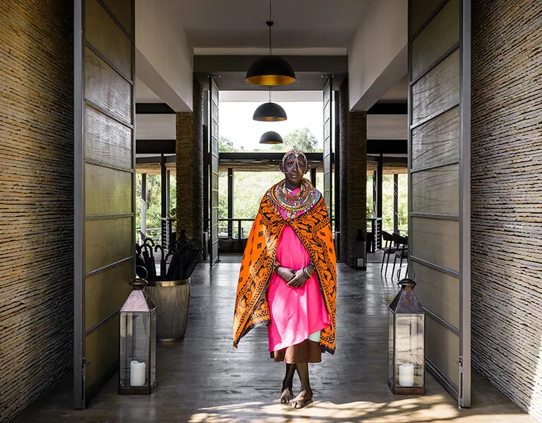 Olonana Lodge an AK Sanctuary Kenya Masai Mara Mara River staff welcome