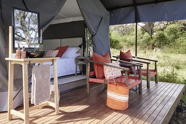 NgorongoroCraterCamp UpperLevelBedroom BalconyVerandah