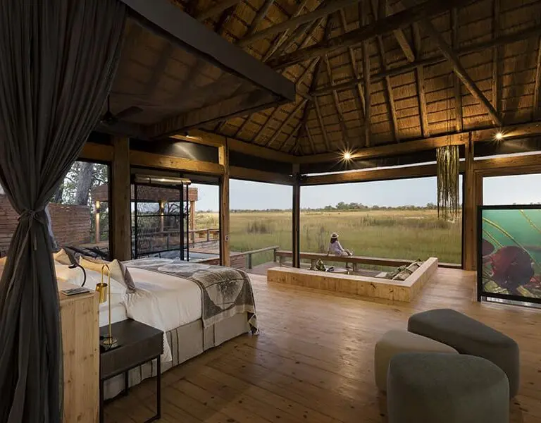 Vumbura Plains Botswana Wilderness Safaris room views