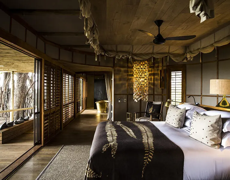 WIlderness Mombo Camp suite interior