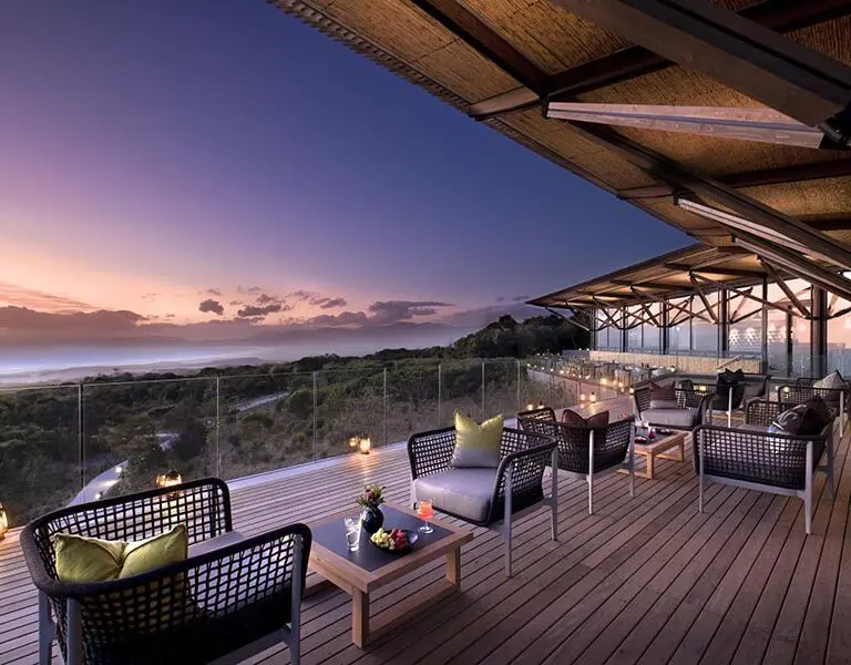 Sunset View from Garden Lodge