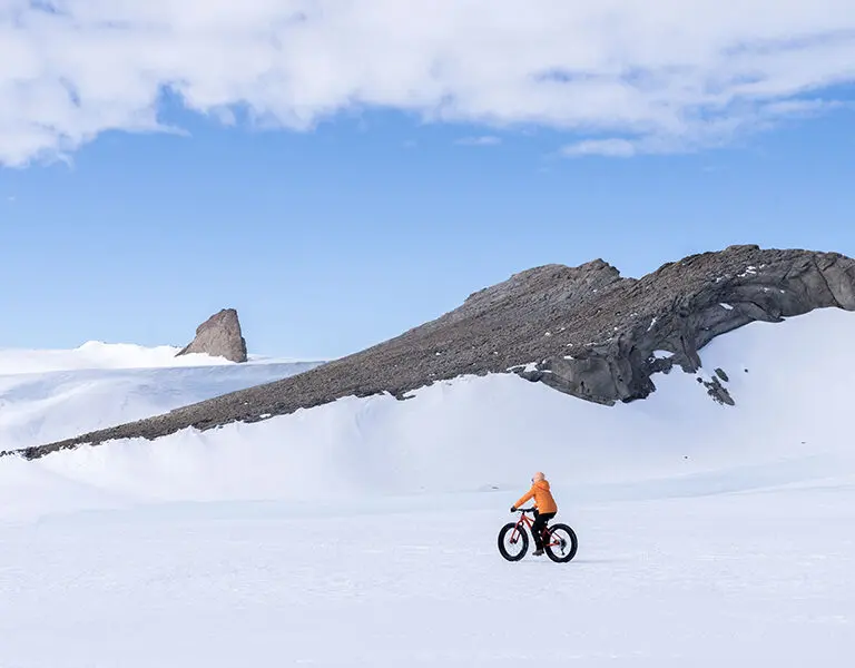 White Desert Antarctica Fat Bike T rex