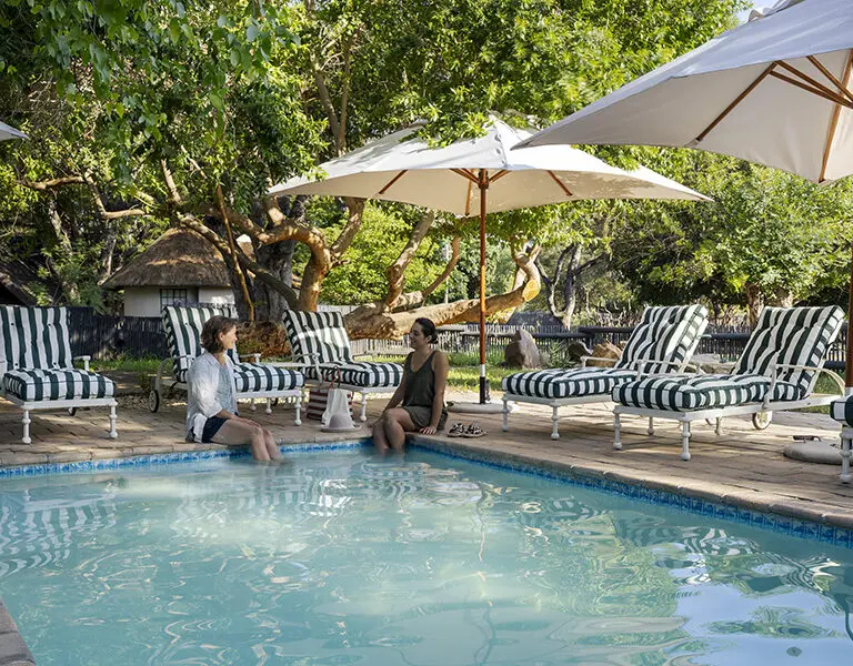 Simbavati River Lodge pool