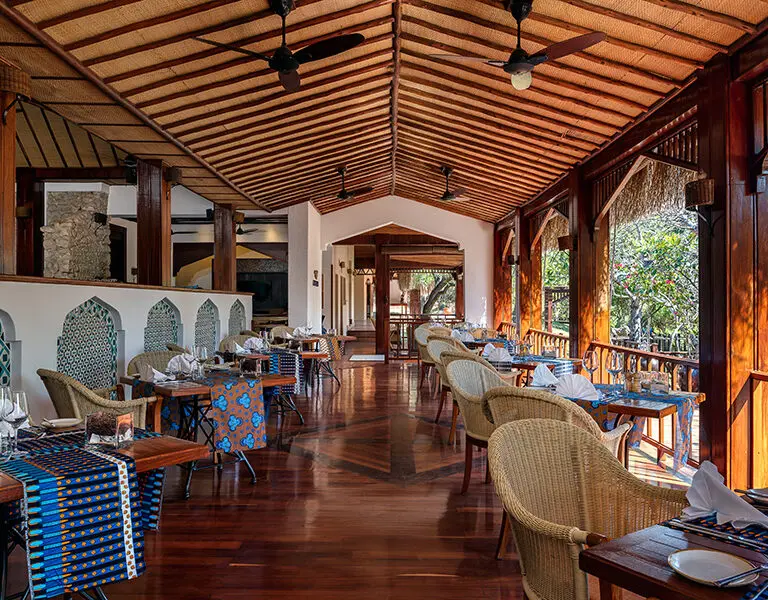 Anantara Bazaruto Island Resort Restaurant Golfinho Dinner