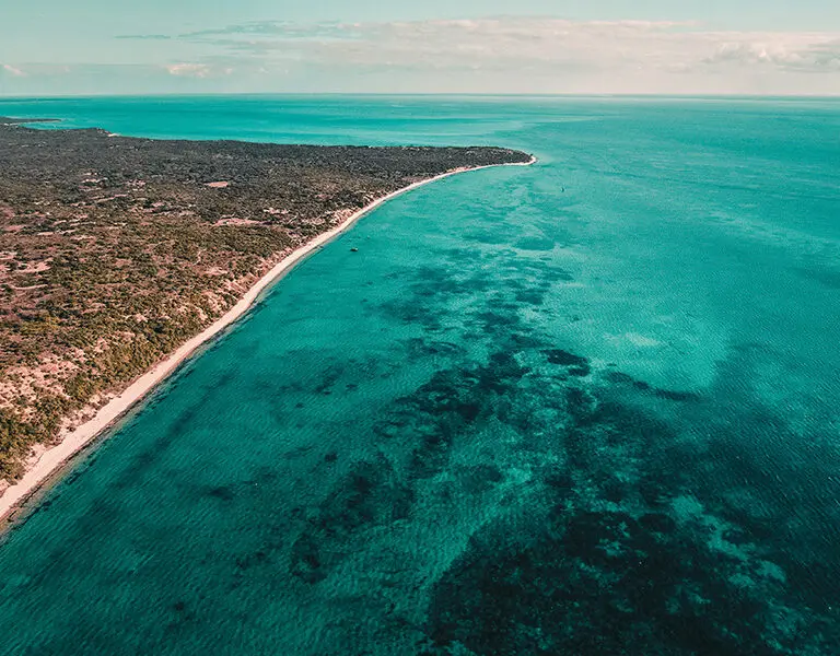 Anantara Bazaruto Island Resort Aerial View Coastline