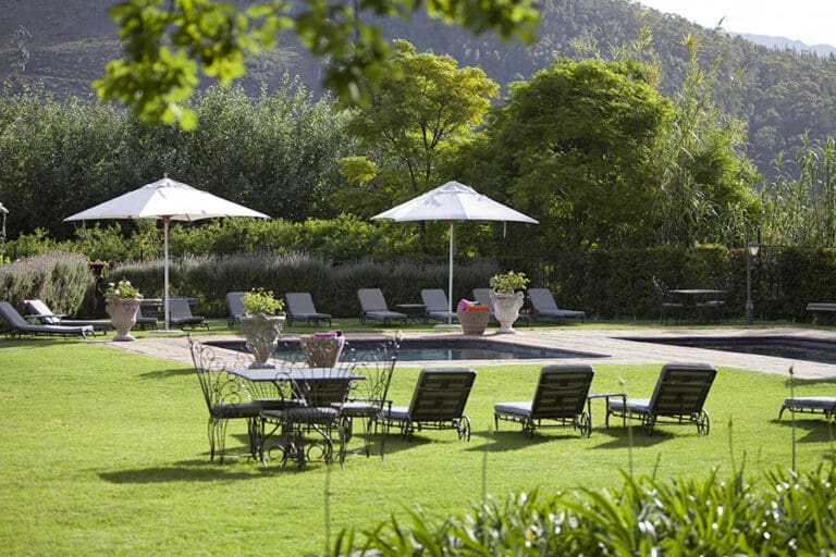 Franschhoek Country House Villas 4 pool