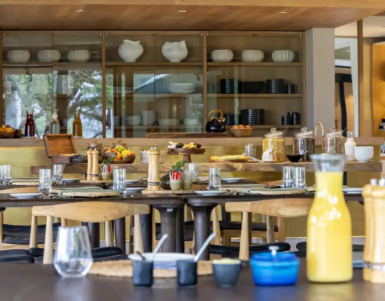 RockFig Indoor Dining Area