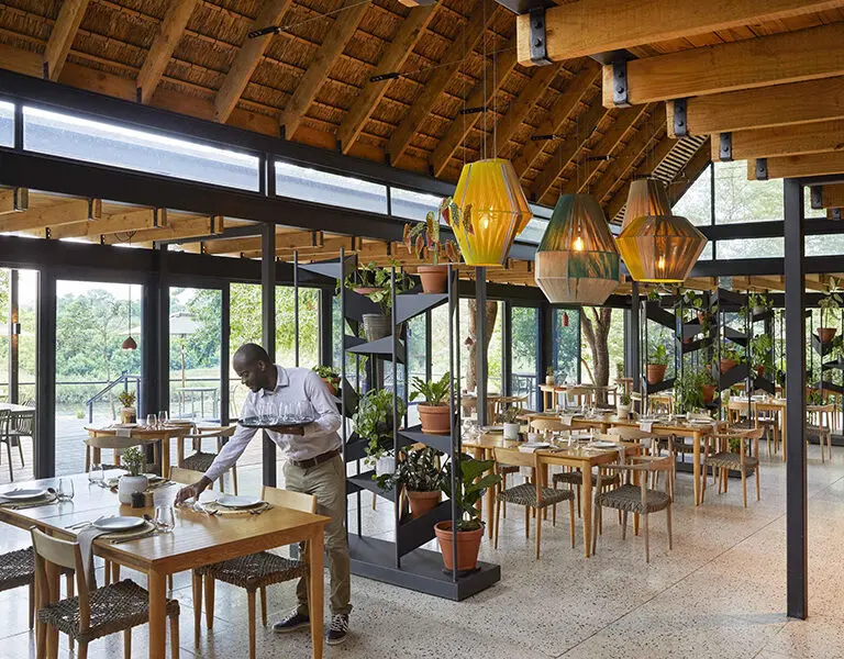 Lion Sands River Lodge Dining Room