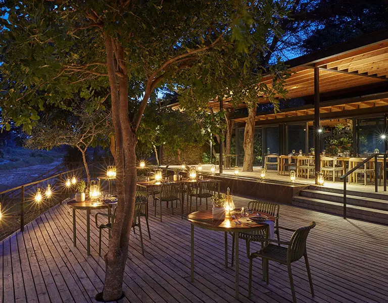 Lion Sands River Lodge Lower Deck 1