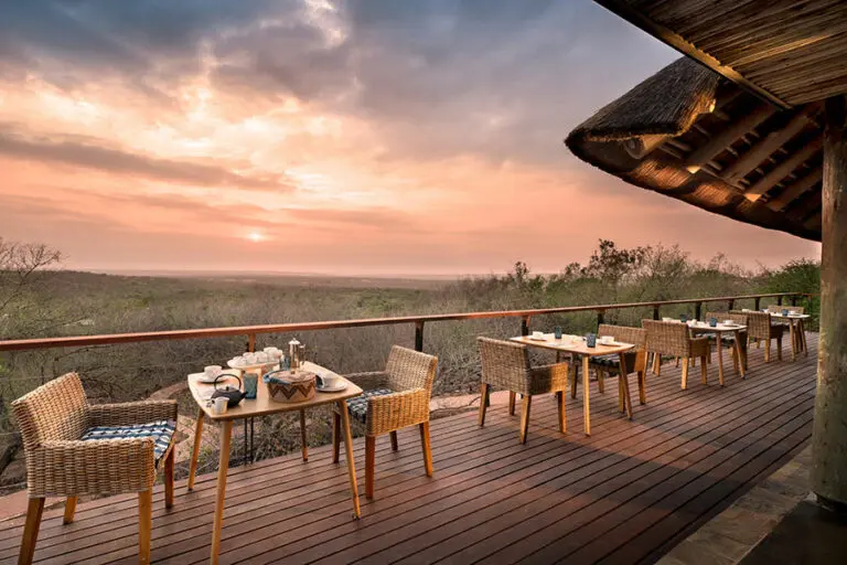 Views from dining area deck