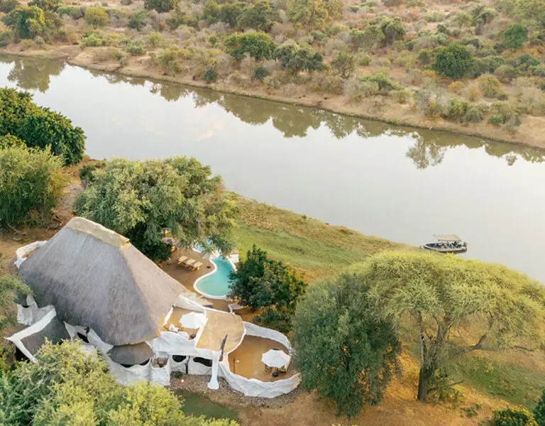 Time Tide Chongwe House Zambia Lower Zambezi Chongwe House Top © Oliver Fly Photography 140