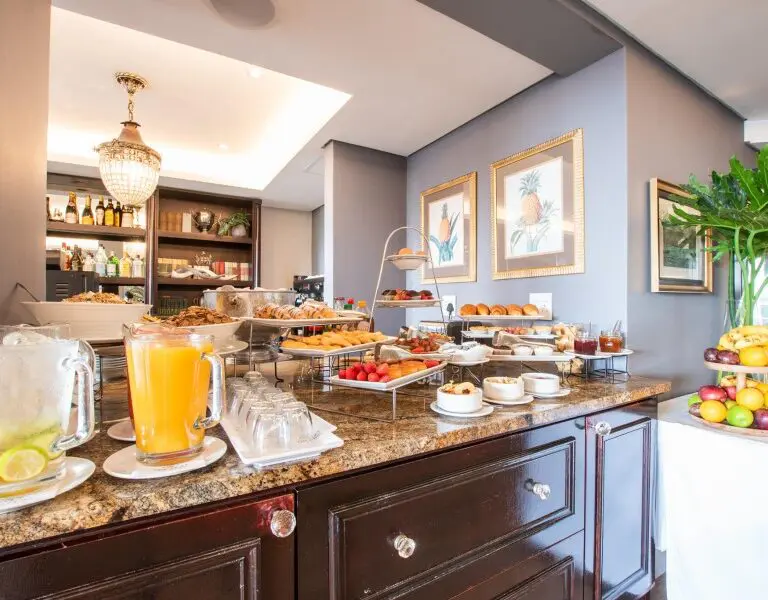 Romney Park Luxury Apartments Breakfast Buffet