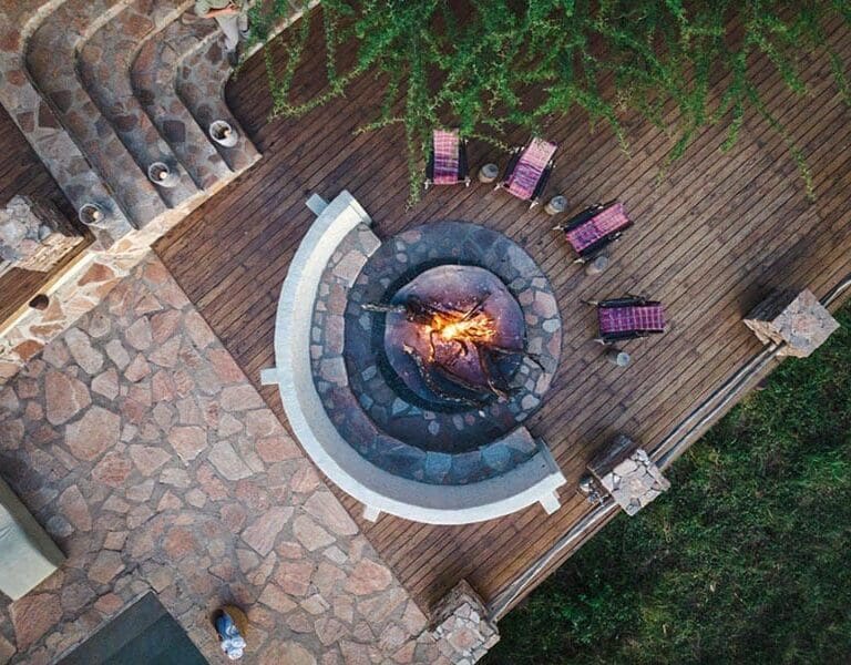 TAASA Lodge firepit