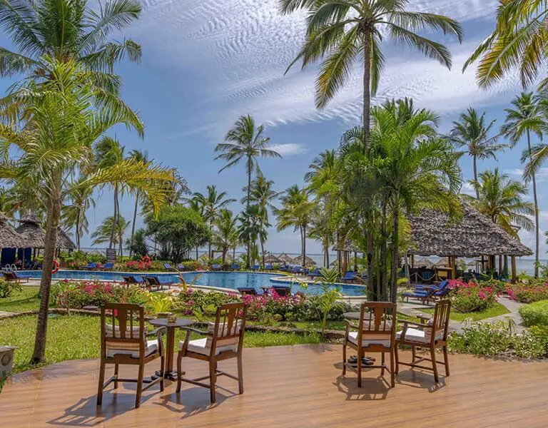 Breezes Beach Club Zanzibar Pool deck