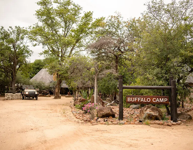 Kapama Buffalo Camp entrance