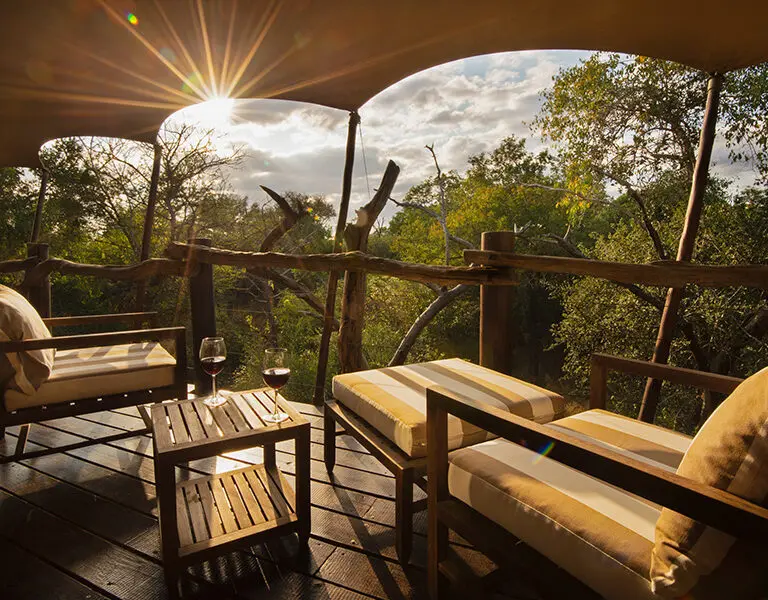 Kapama Buffalo Camp balcony
