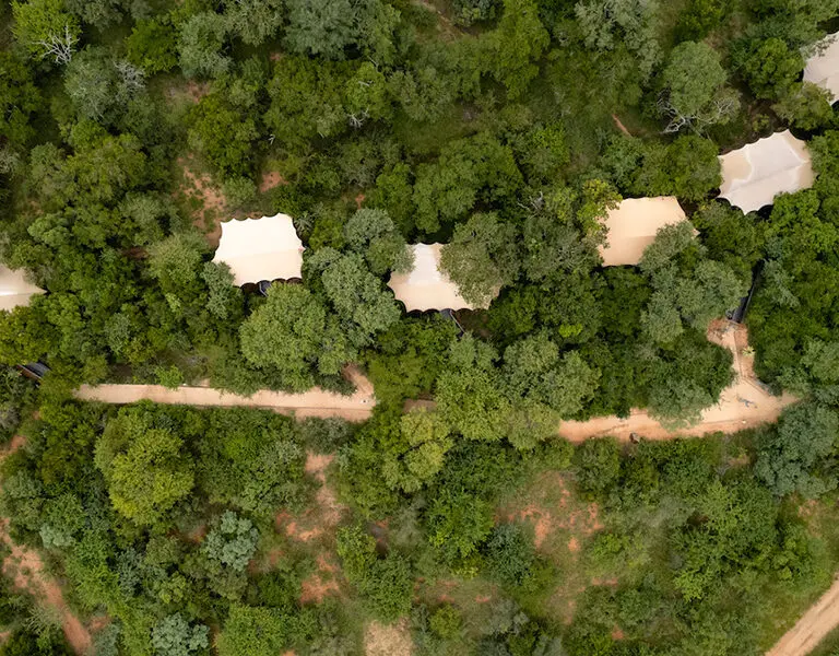 Kapama Buffalo Camp aerial view
