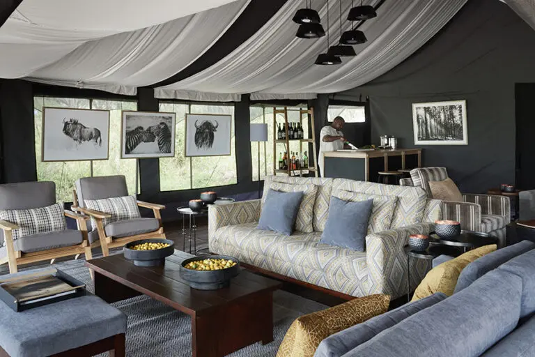 NgorongoroCraterCamp Interior Lounge