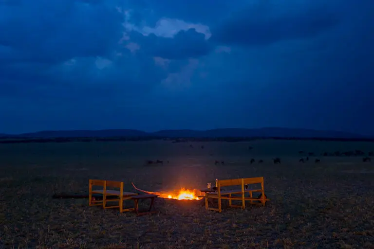 KasKazMaraCamp Dining BomaCampFire