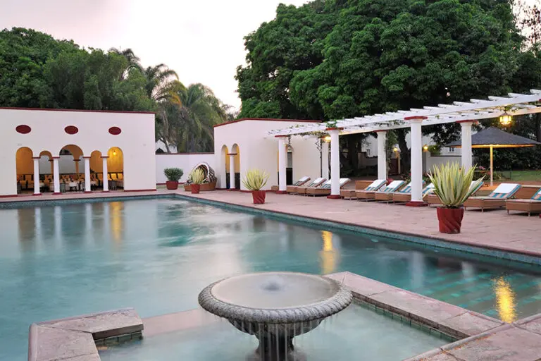 Victoria Falls Hotel pool 1