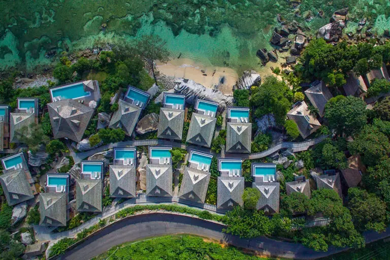 Hilton Seychelles Northolme Resort SEZHI Aerial view new villa 1 scaled 1