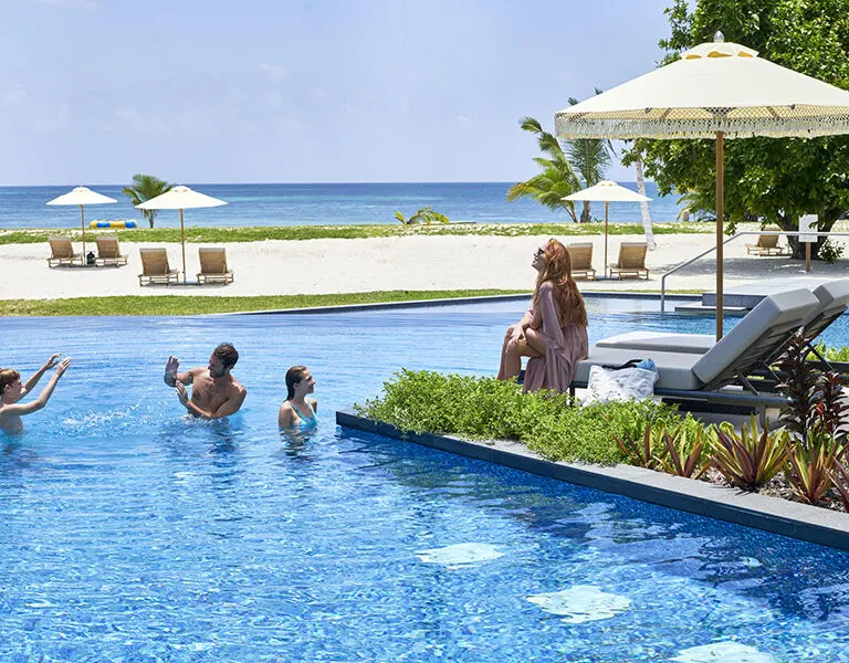 Waldorf Astoria Seychelles mainpoolfamily1