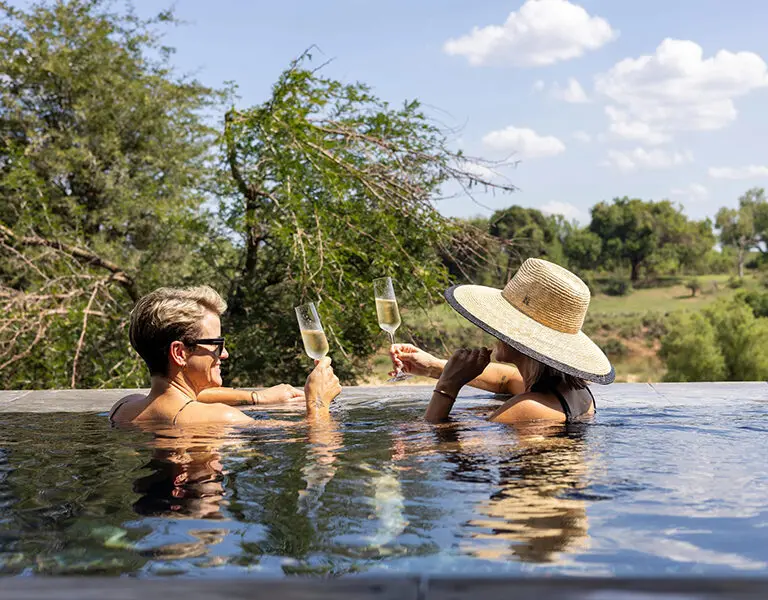 Lion Sands Ivory Lodge Couple Suite Pool couple