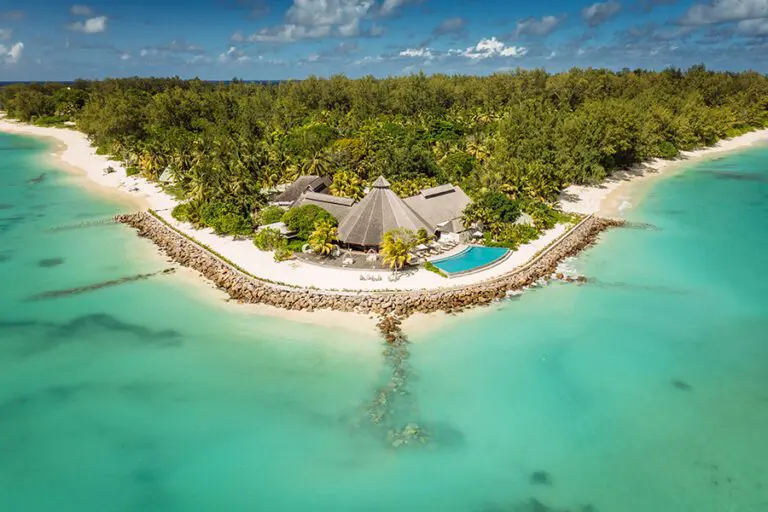 Denis Private Island aerial Front June2022
