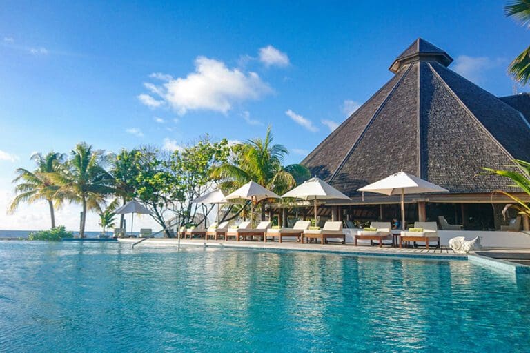 Denis Private Island Pool Main Building scaled 1