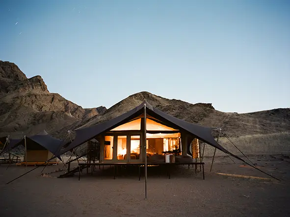 Edited 3Hoanib Valley Accommodation Bedroom tent exterior