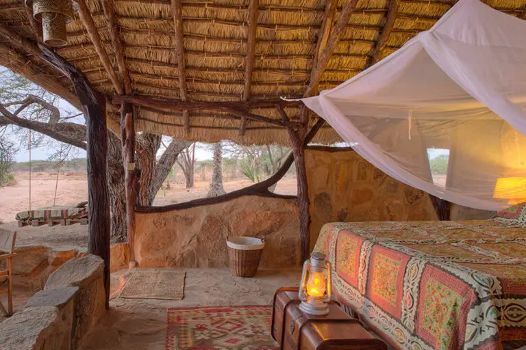 Saruni Rhino Banda 2 bedroom and verandah over the river at Saruni Rhino