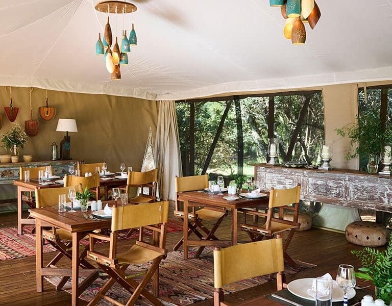 Saruni Wild 2 dining tent