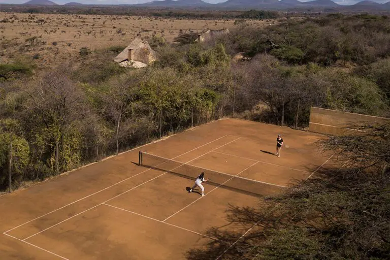 Lewa Wilderness Lodge tennis courts