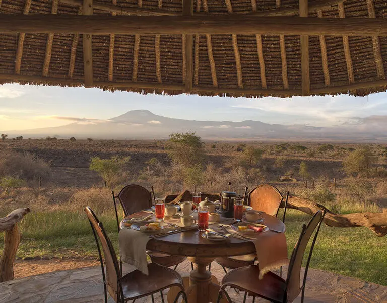 Tortilis Camp Tortilis Family Tent Veranda1