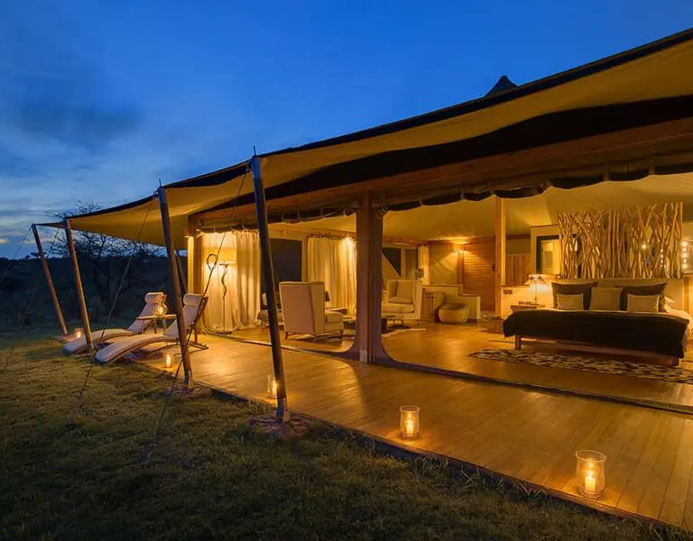 Elewana loisaba tented camp family tent exterior