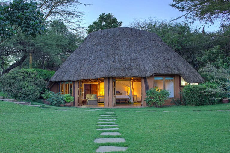 Elewana kifaru house lewa accommodation double cottage exterior 2