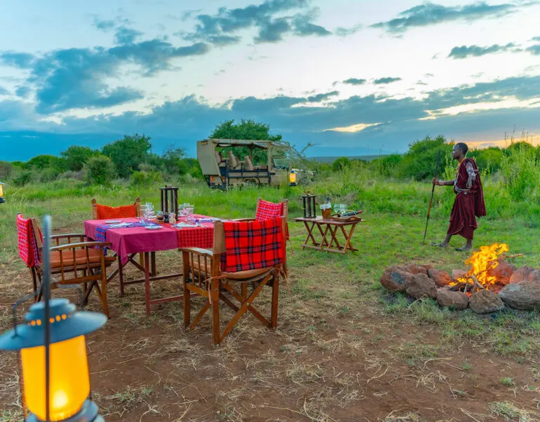 Elerai Camp Elerai Bush Dinner 20