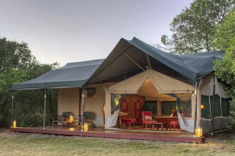 Kicheche Laikipia Camp Tent exterior 1
