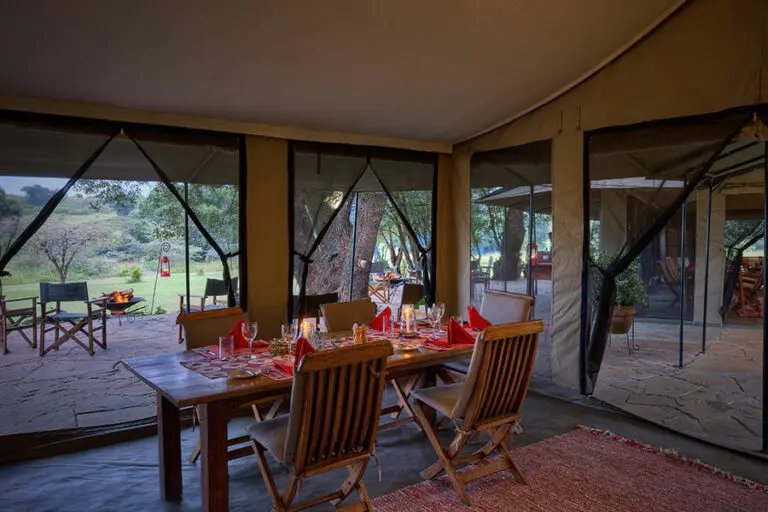 Kicheche Mara dining area 2