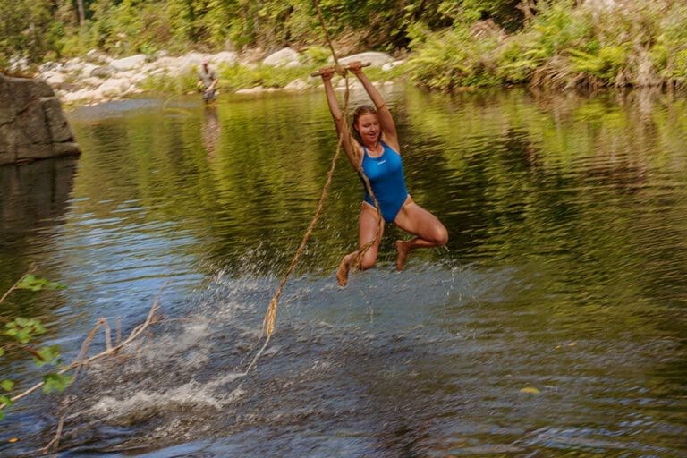 Kitich Forest Camp forest swim